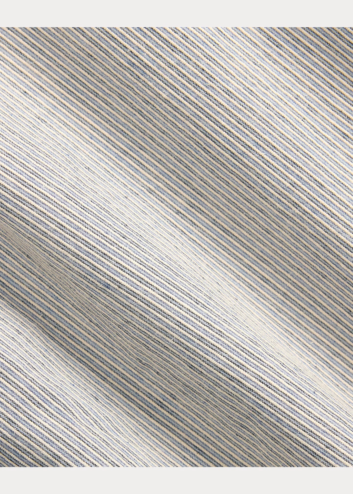 Slim Fit Striped Cotton Suit Trouser - 10