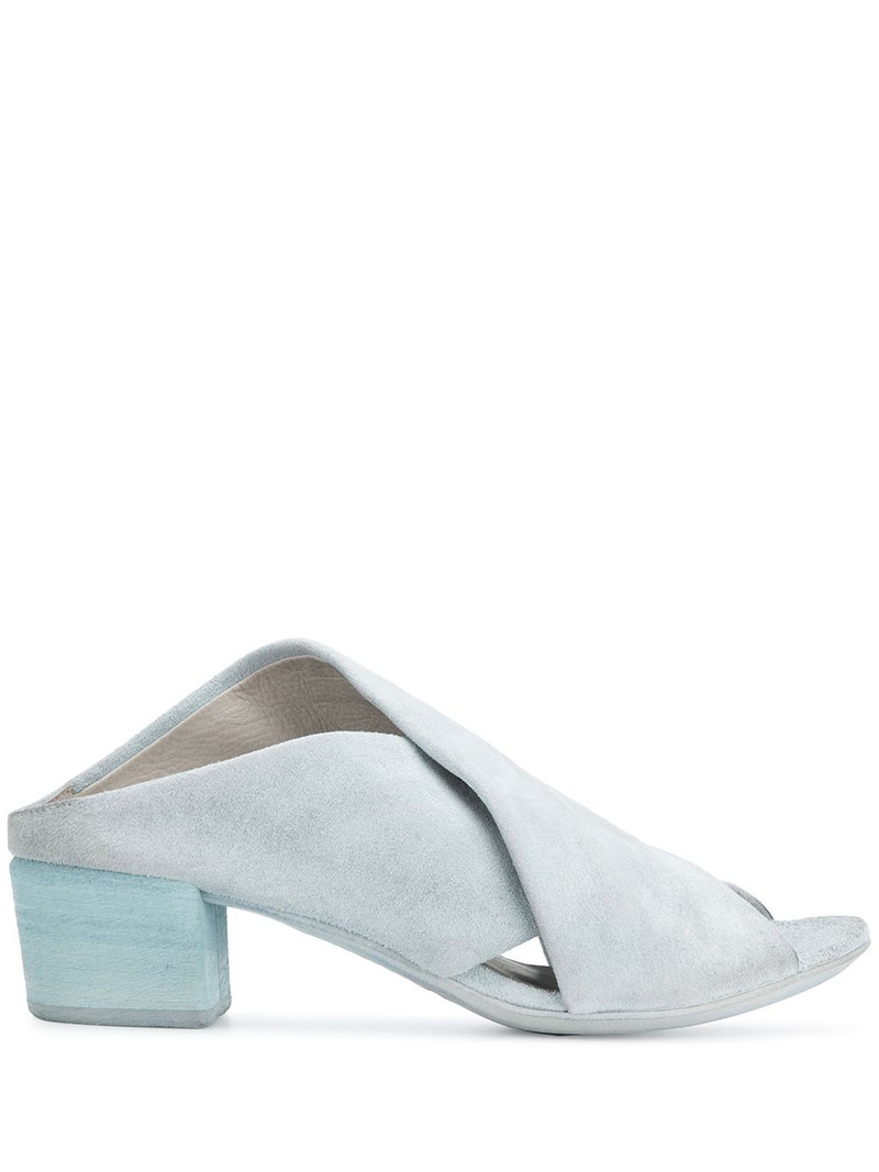 crisscross strap mules 1