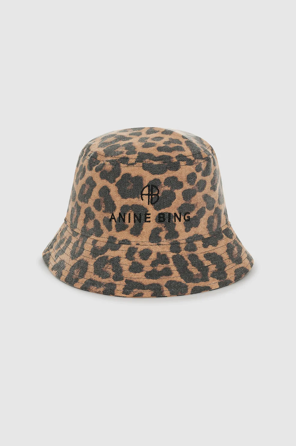 Nicks Bucket Hat - Black And Brown Leopard - 1