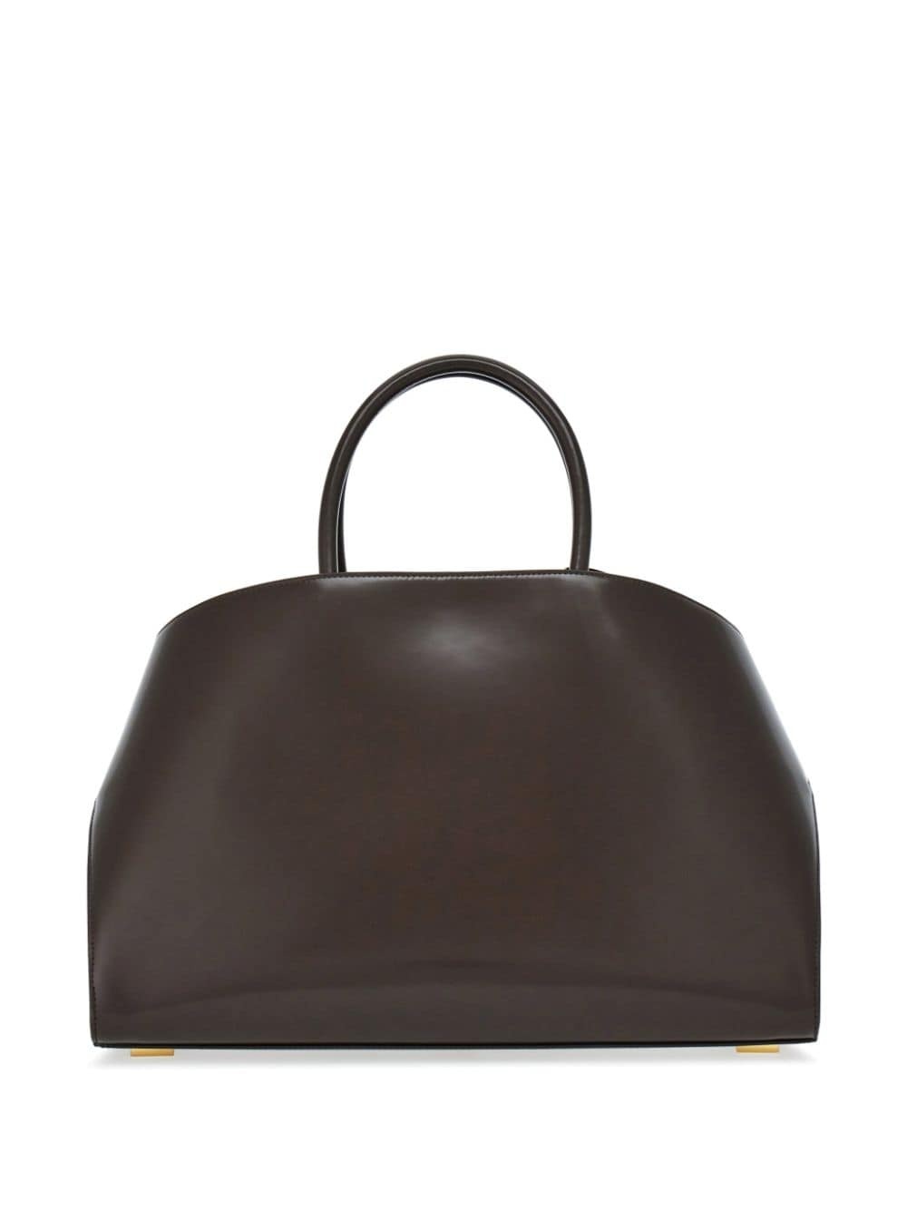 medium Hug leather tote bag - 3