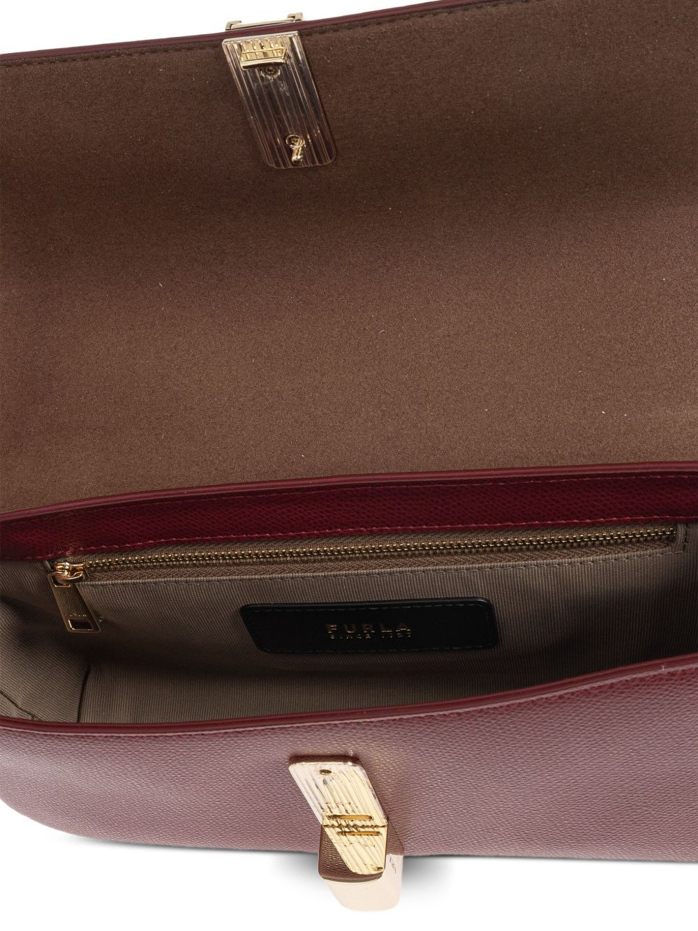 leather flap-closure shoulder bag - 4