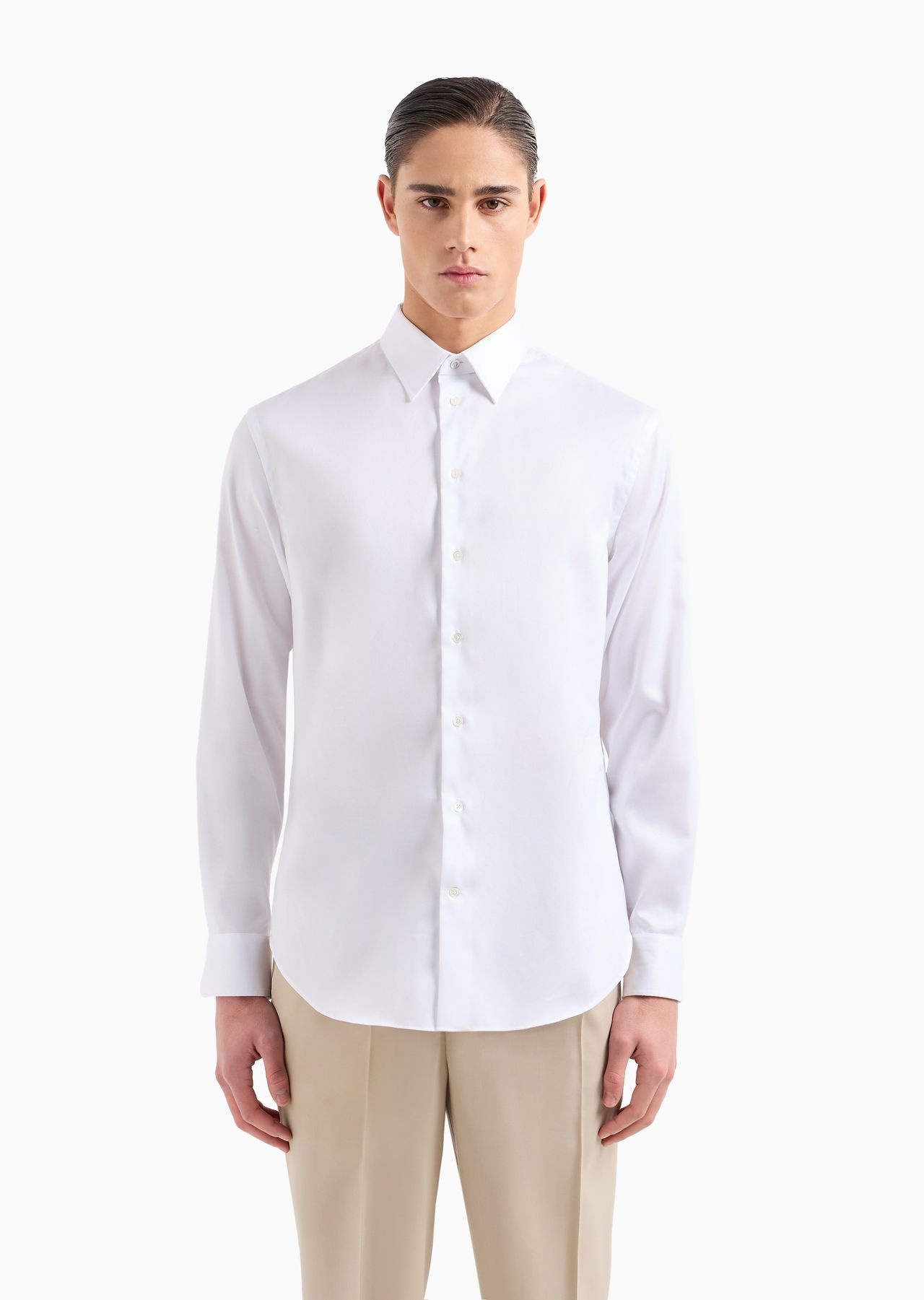 Non-iron stretch cotton shirt - 2