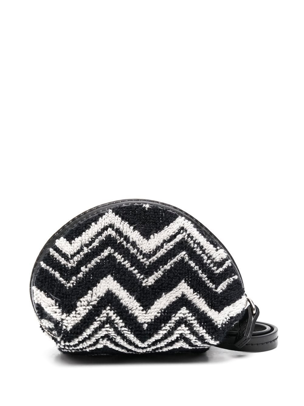 zigzag-pattern cosmetic bag - 2