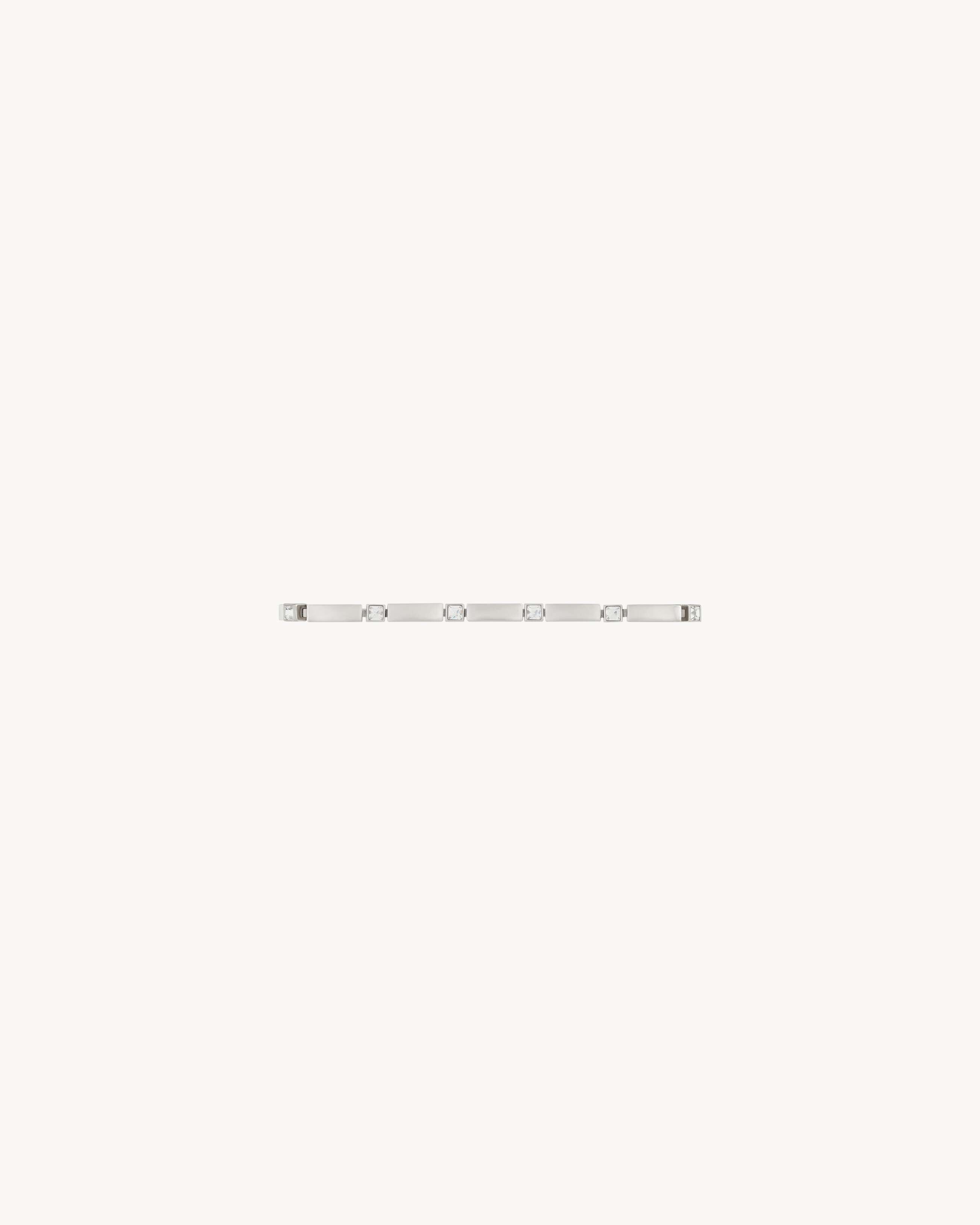 CRYSTAL BAR BRACELET IN METAL - 2