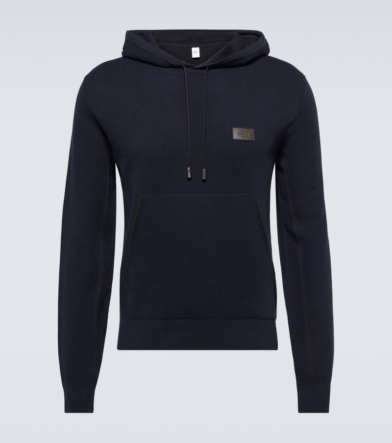 Wool and silk hoodie 1