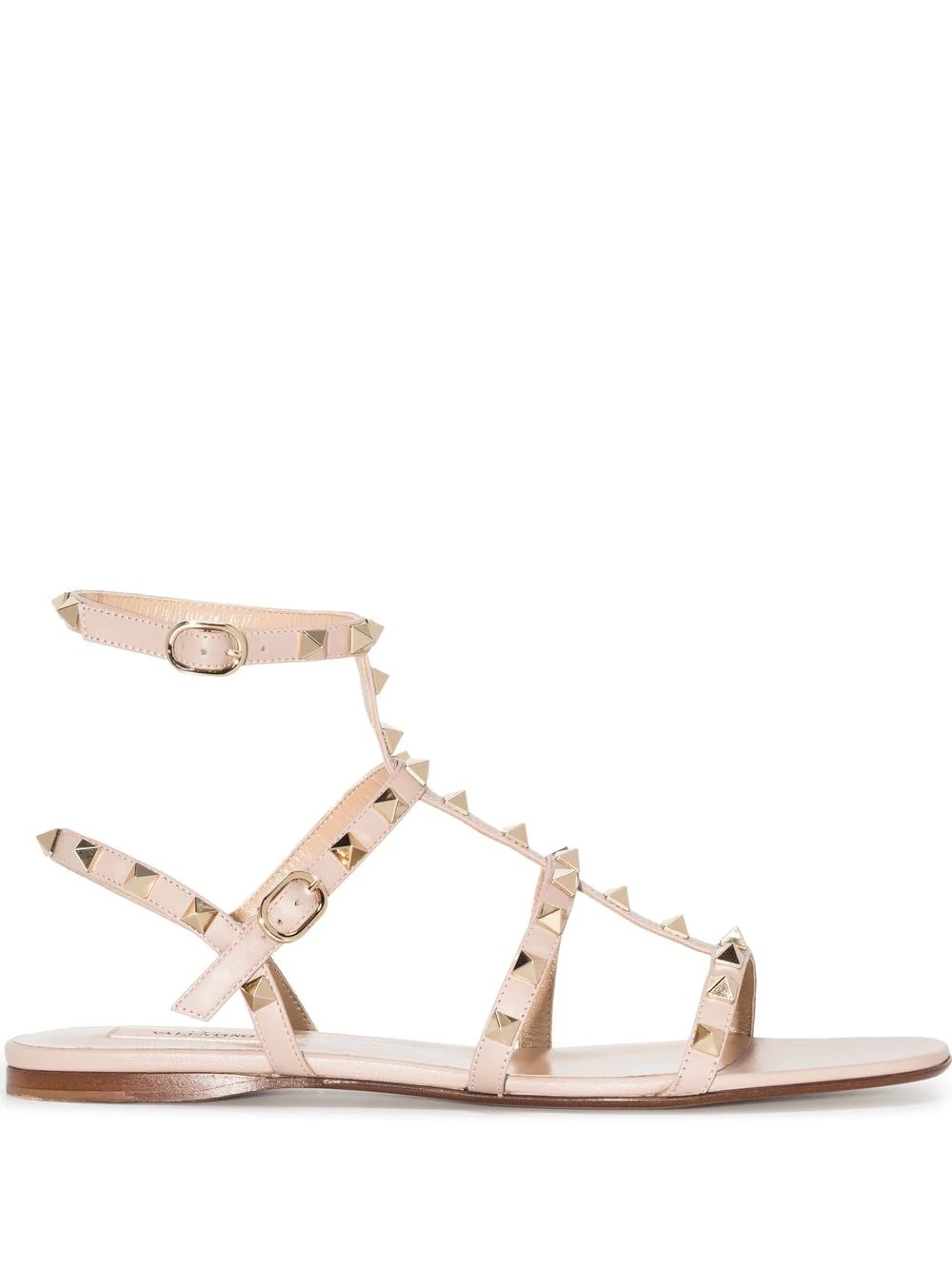 Rockstud caged sandals - 1