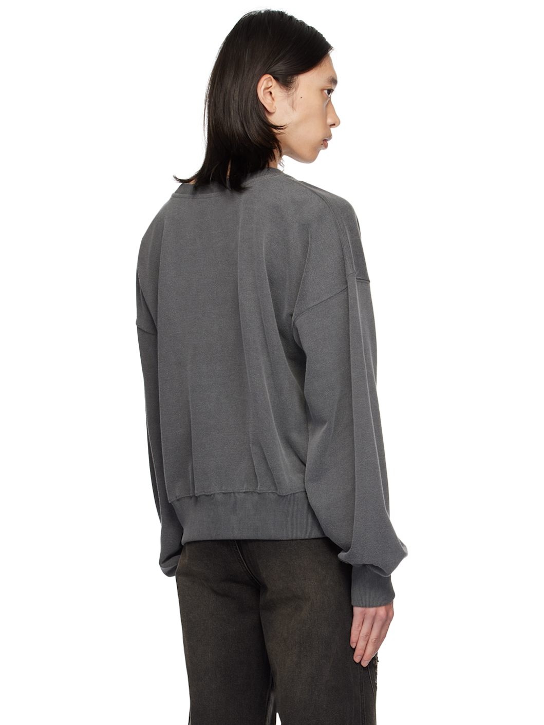 Gray Ring Sweatshirt - 3