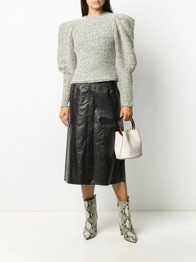 Isabel Marant textured puff-sleeves jumper outlook