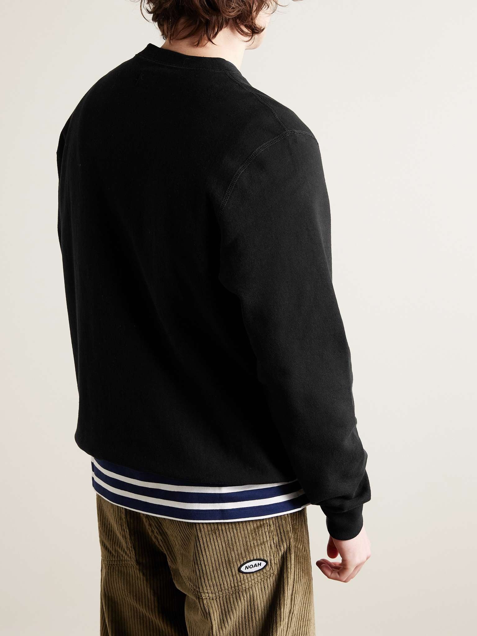Core Logo-Embroidered Cotton-Jersey Sweatshirt - 3