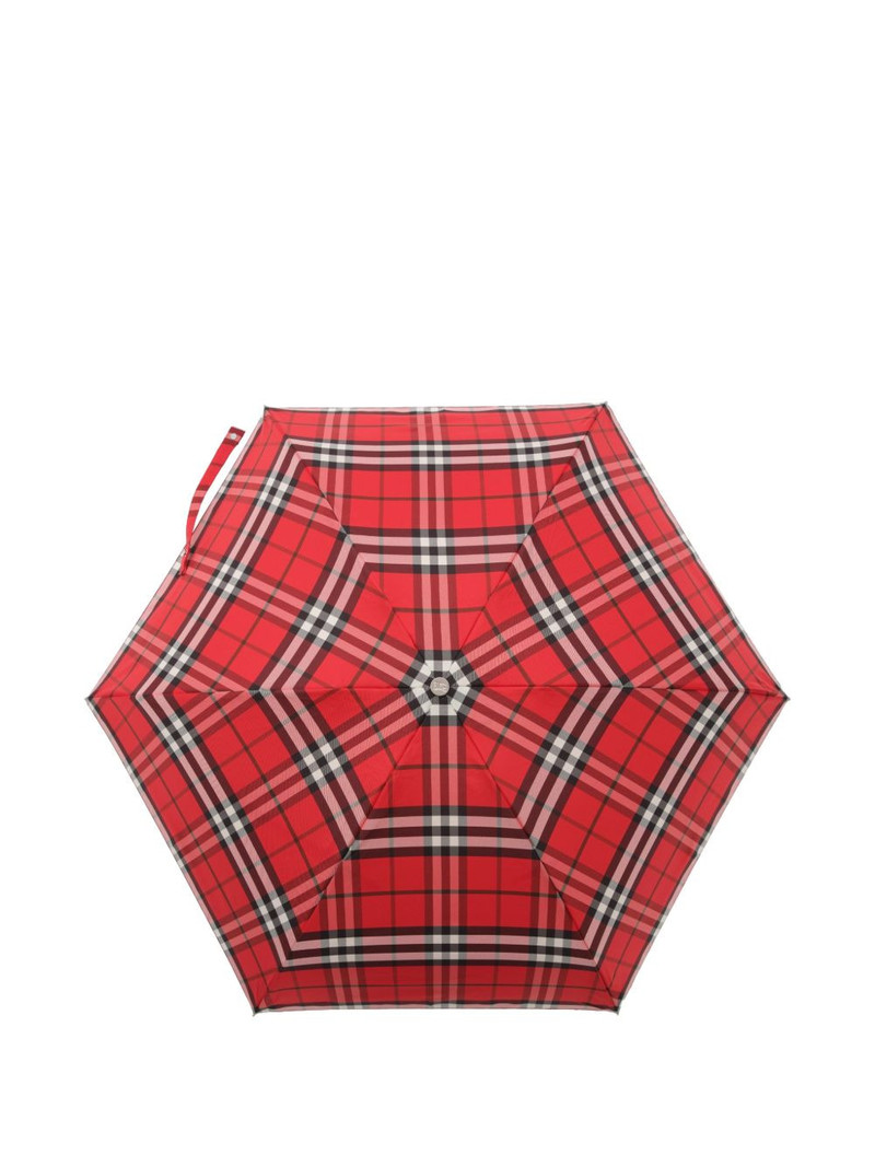 Burberry Check folding umbrella outlook