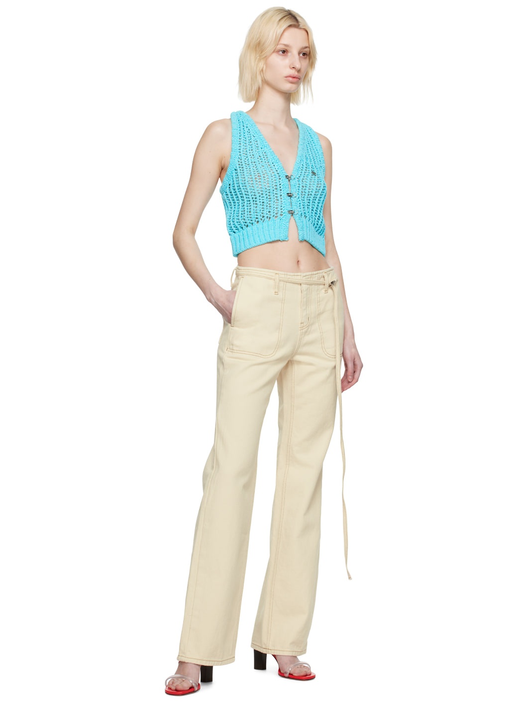 Beige Chico Jeans - 4