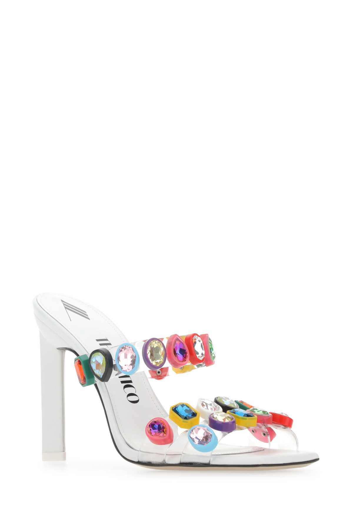 The Attico Women Embellished Pvc Nanci Mules - 2