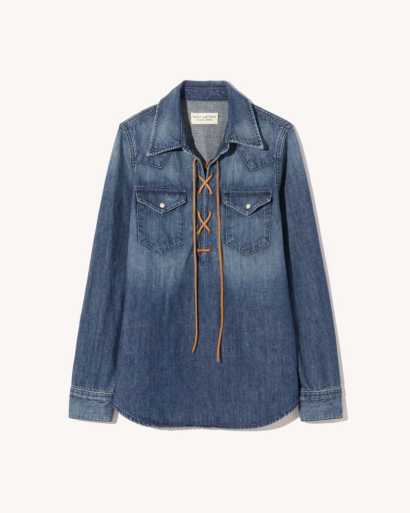 COLLINS DENIM SHIRT 1