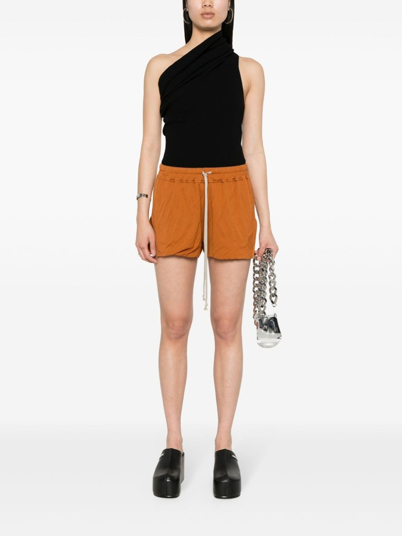 Rick Owens side-slits jersey shorts outlook