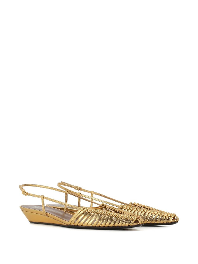 Giuseppe Zanotti Orsola woven pointed sandals outlook