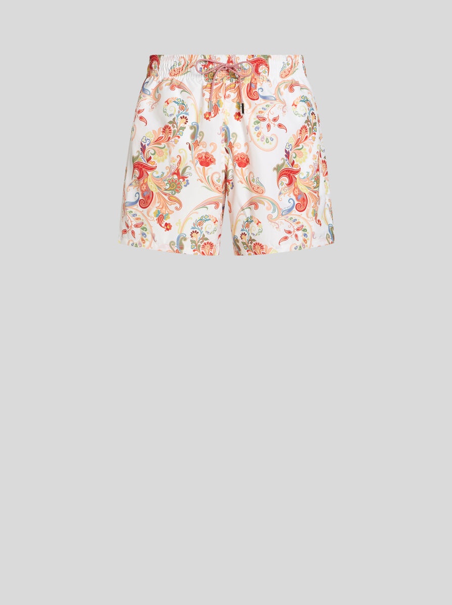 ETRO SUMMER PAISLEY SWIM SHORTS - 1