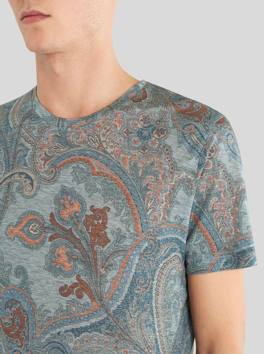 PAISLEY LYOCELL T-SHIRT - 3