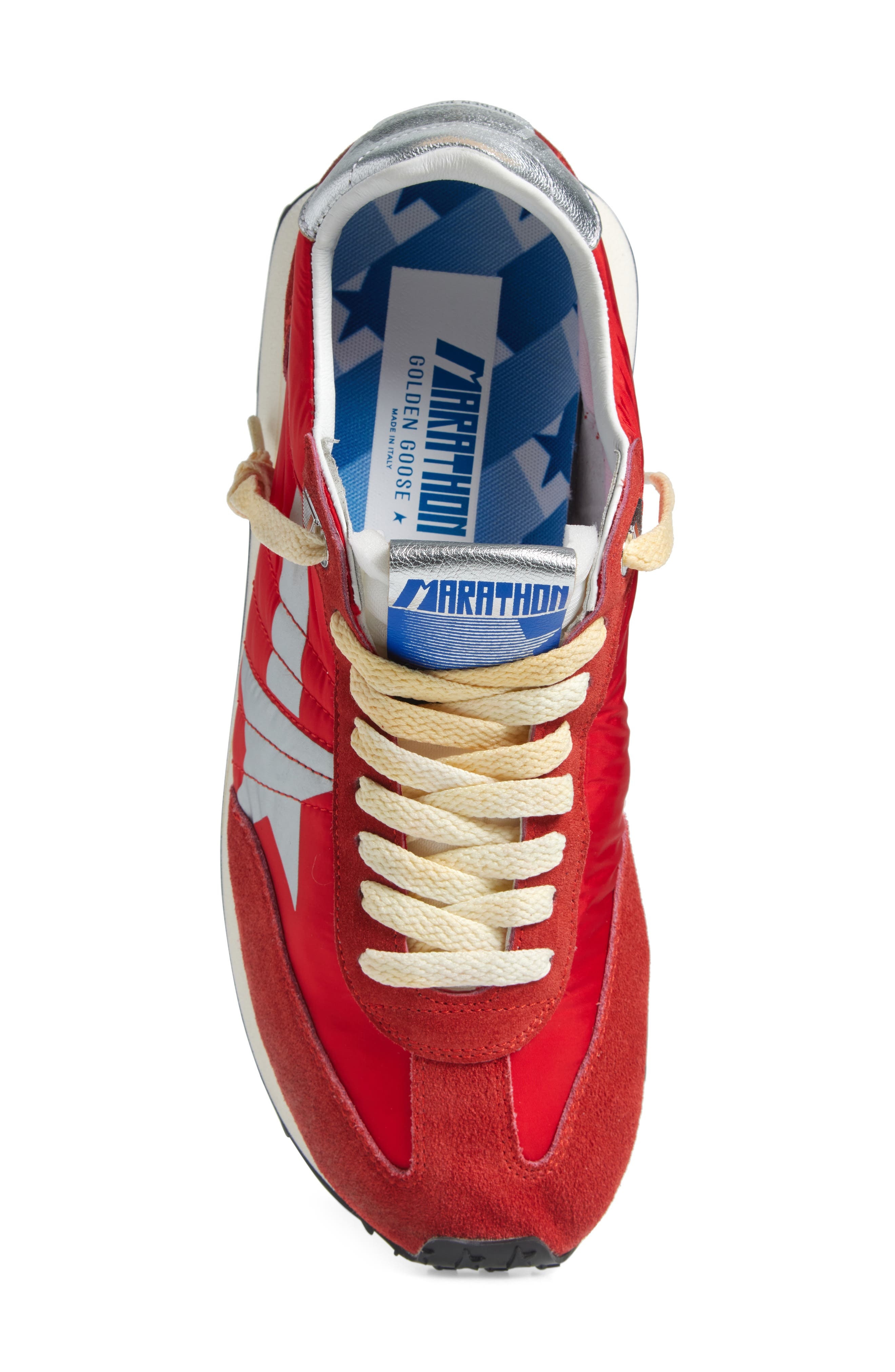 Golden Goose Running Sole Sneaker in Red/Silver at Nordstrom - 5