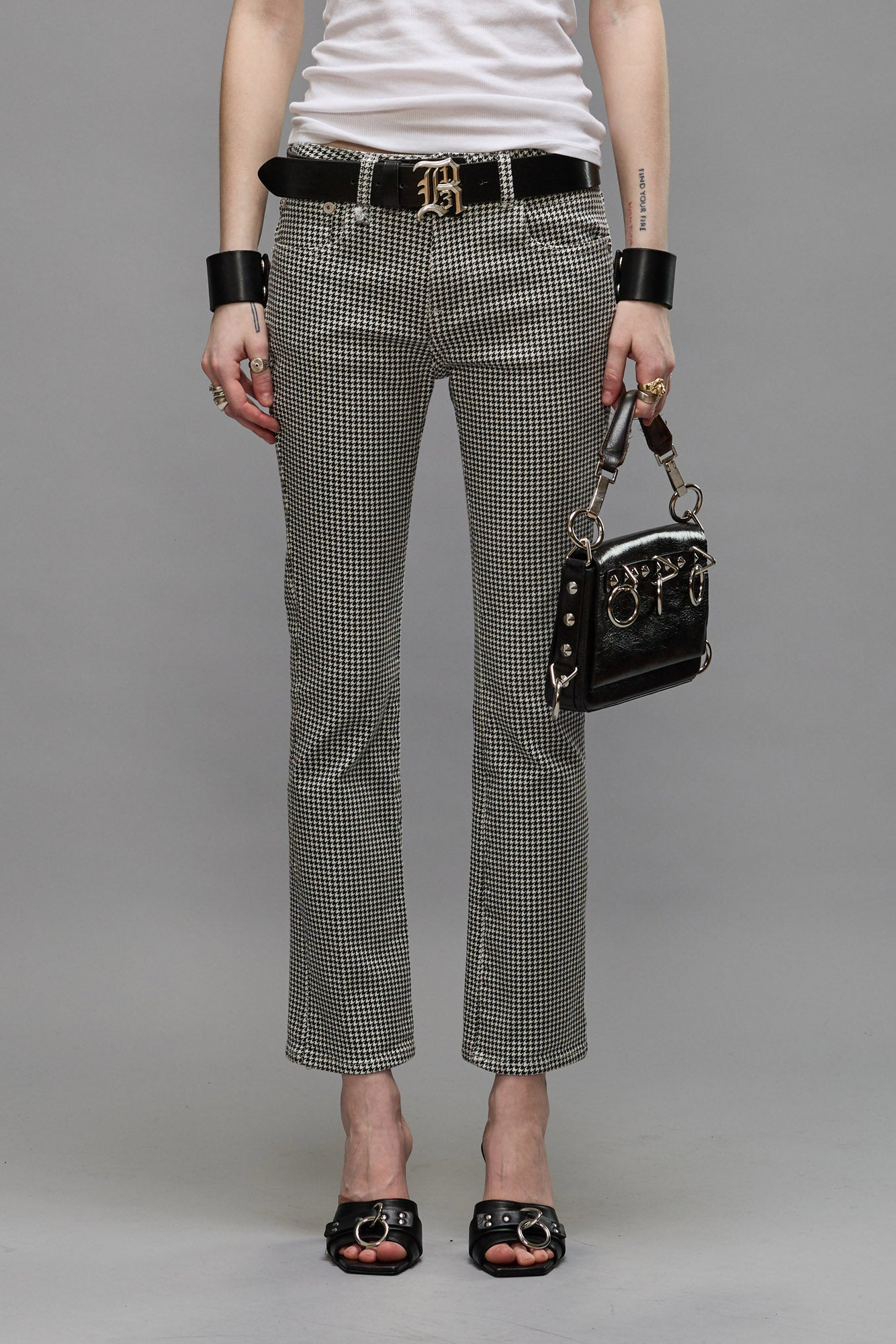 KICK FIT - PRINTED HOUNDSTOOTH - 3