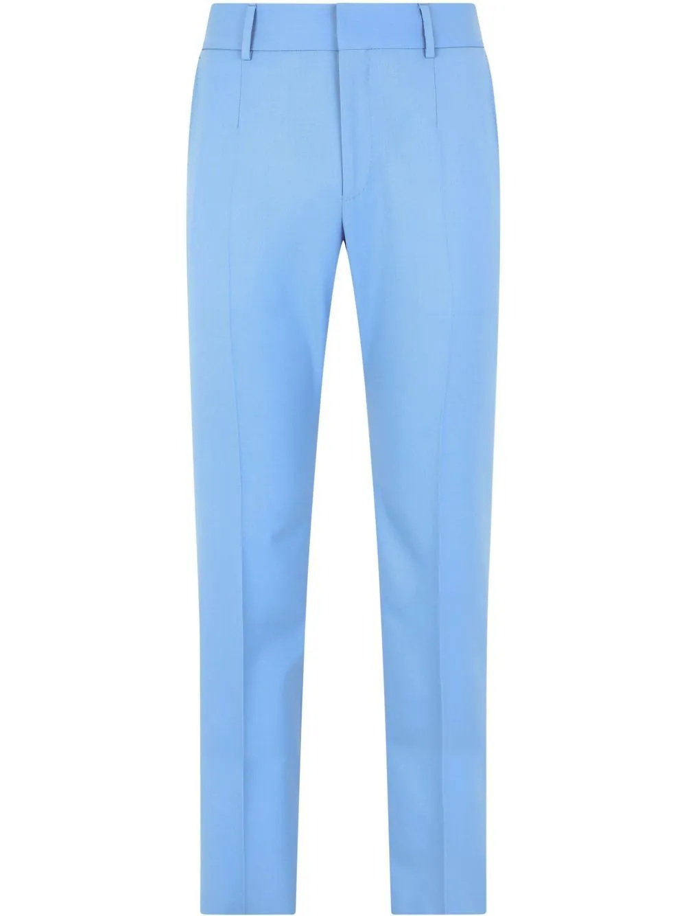 mid-rise straight leg trousers - 1