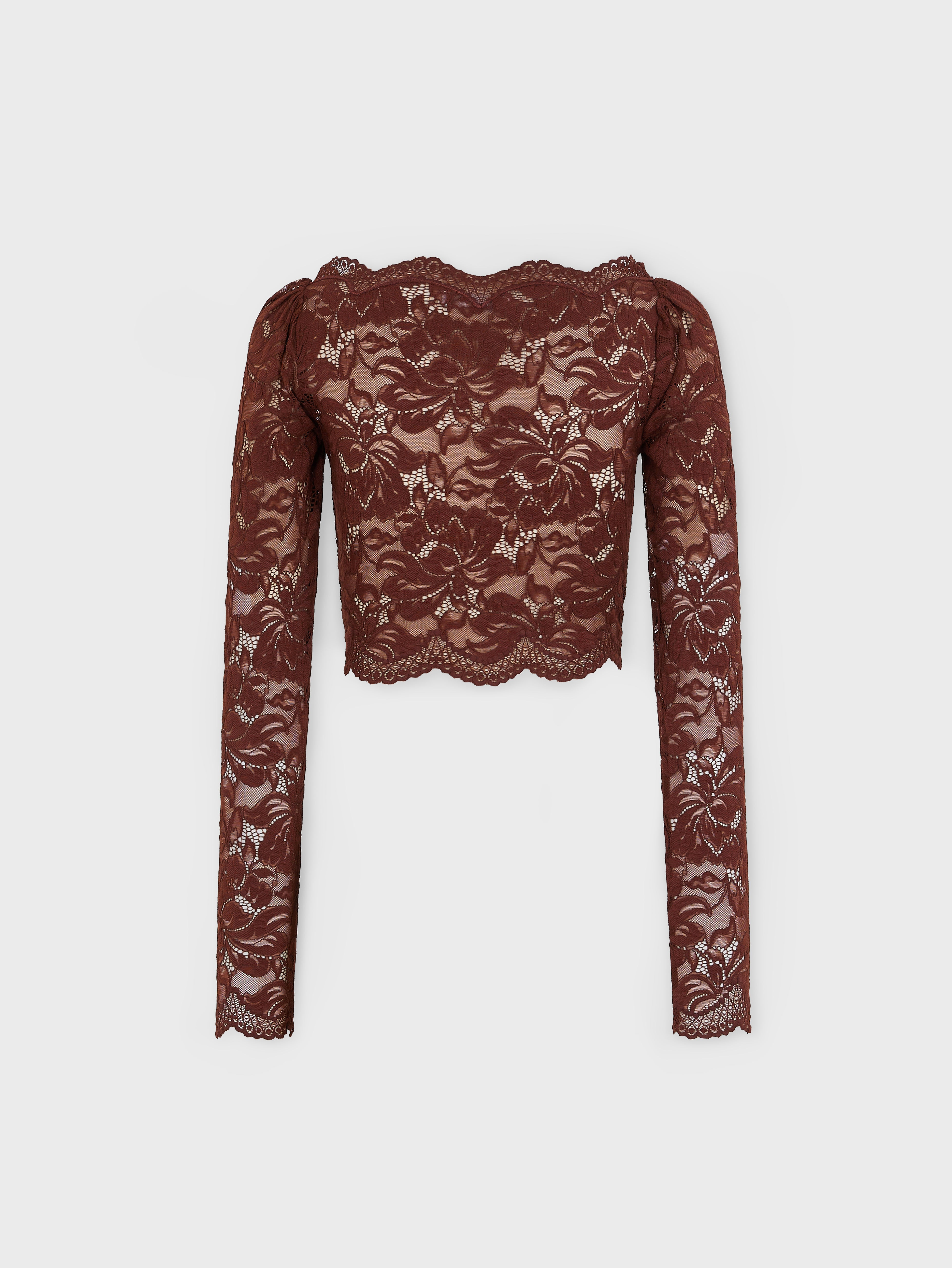 CROP TOP IN LACE - 7