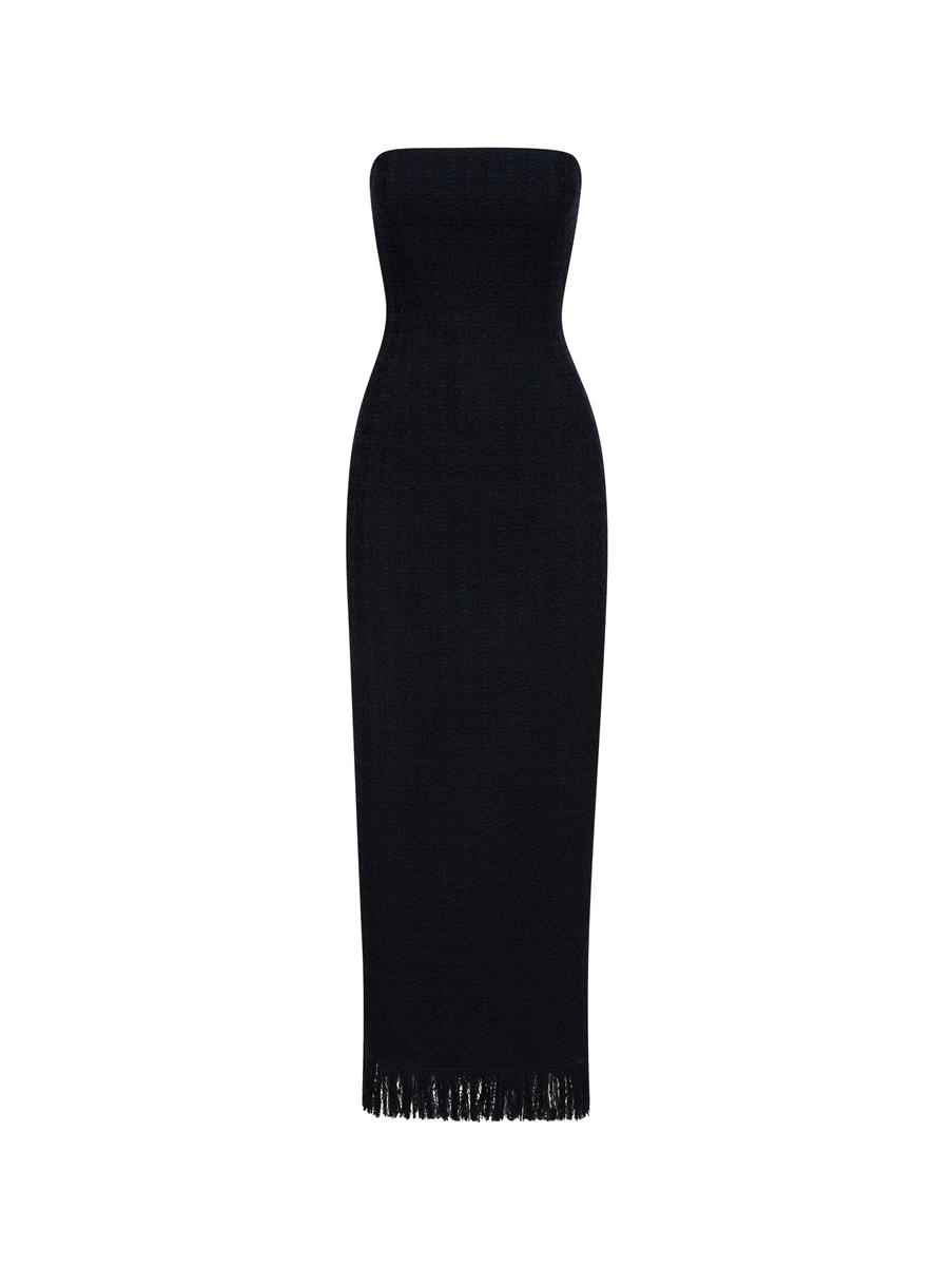 TWEED TEA LENGTH COCKTAIL DRESS - 5