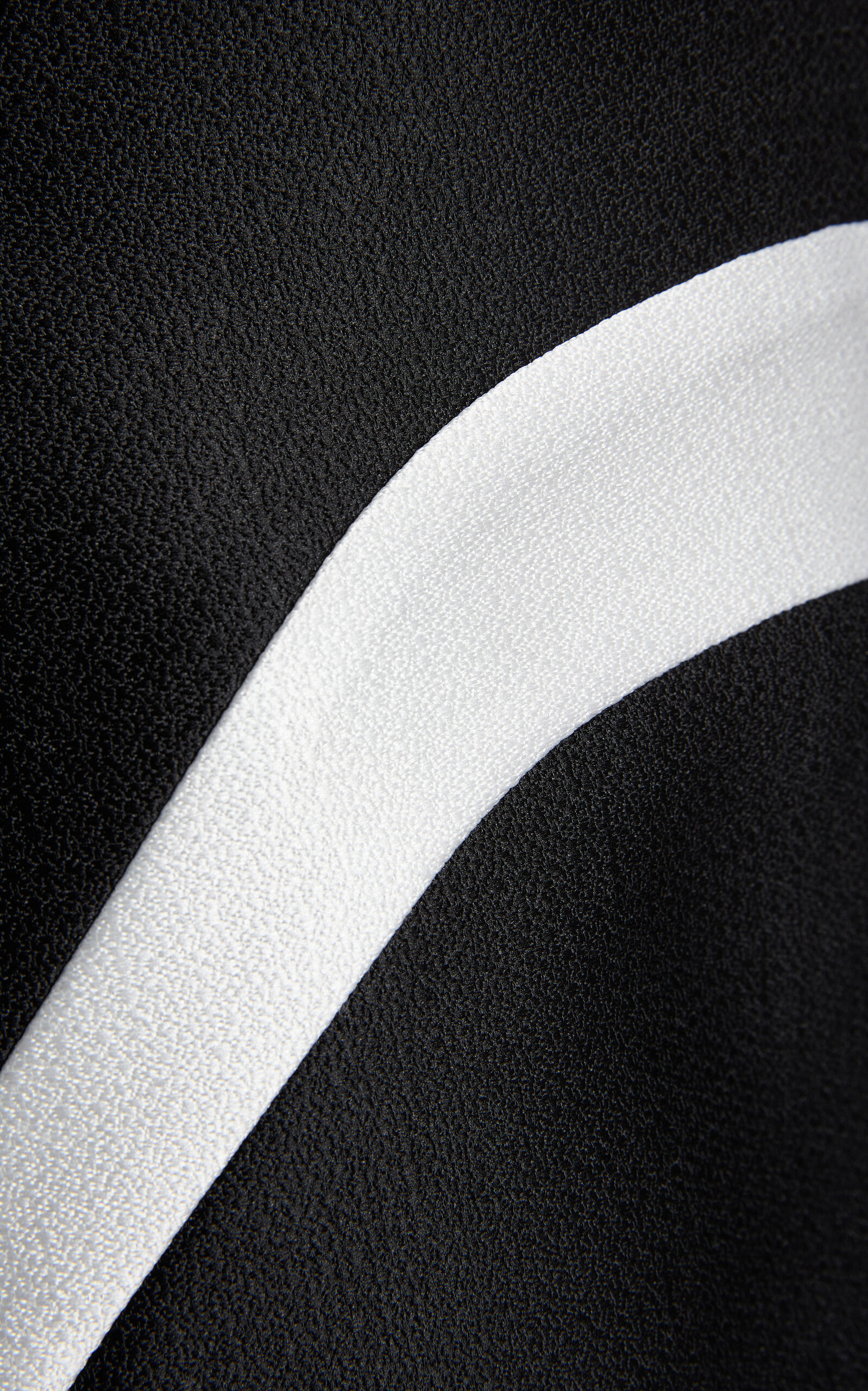 Crepe Duchesse Strapless Midi Dress black/white - 6