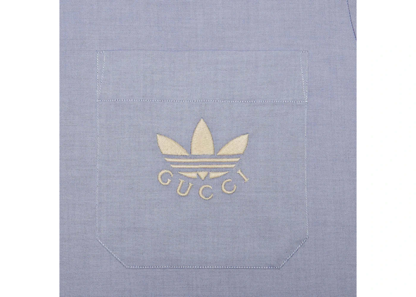 Gucci x adidas Oxford Cotton Shirt Light Blue - 2