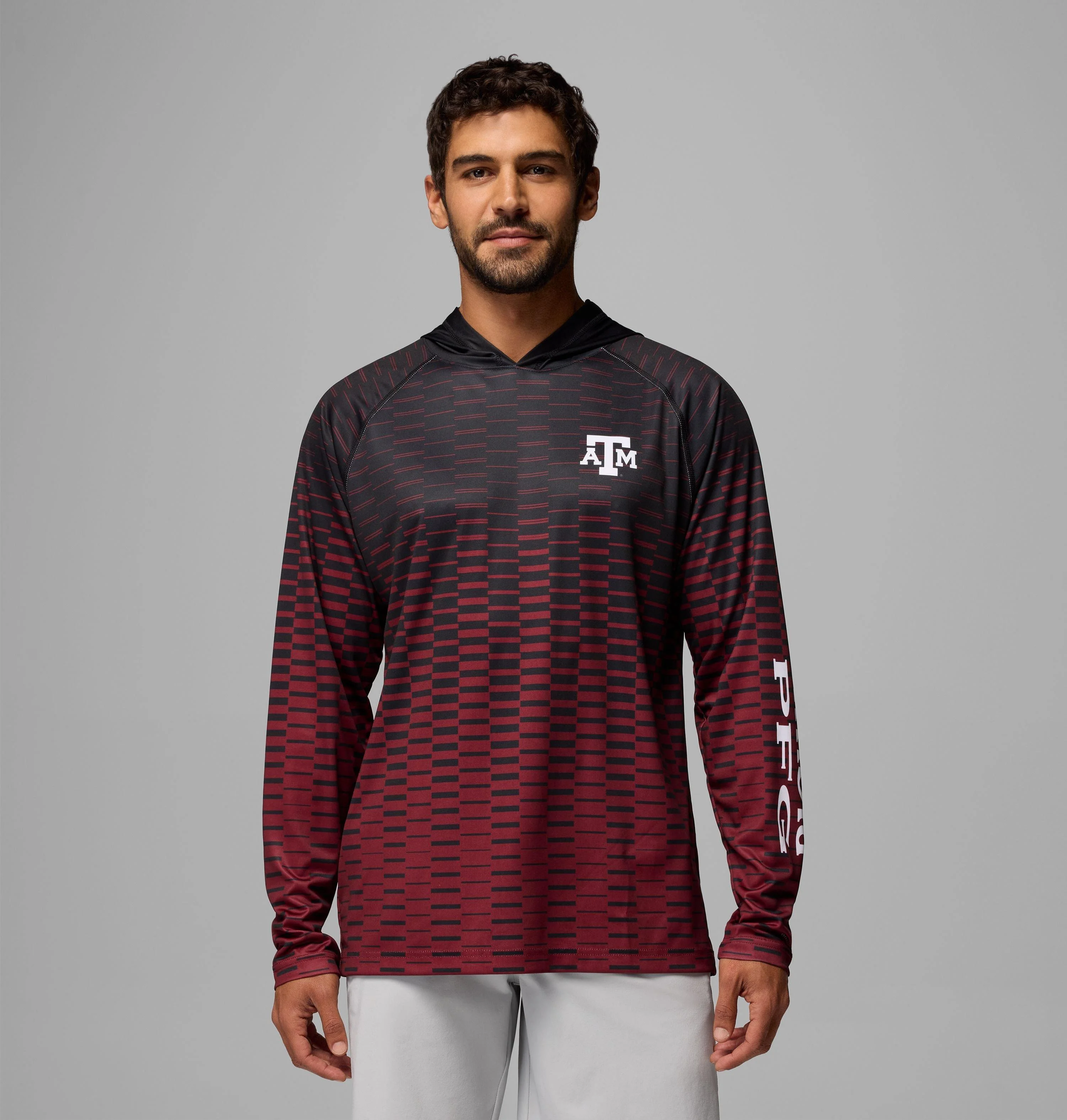 Men's Collegiate PFG Super Terminal Tackle Hoodie - Texas A&M - 1