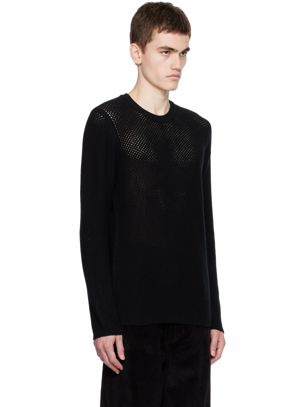 Black Crewneck Sweater - 2
