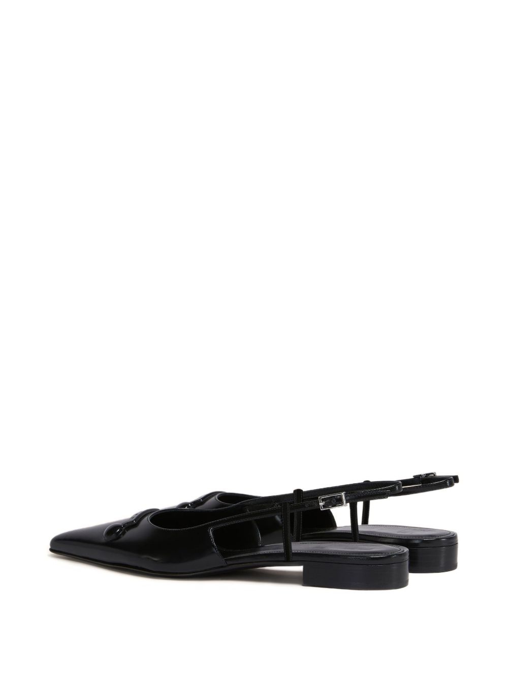 pointed-toe slingback sandals - 3