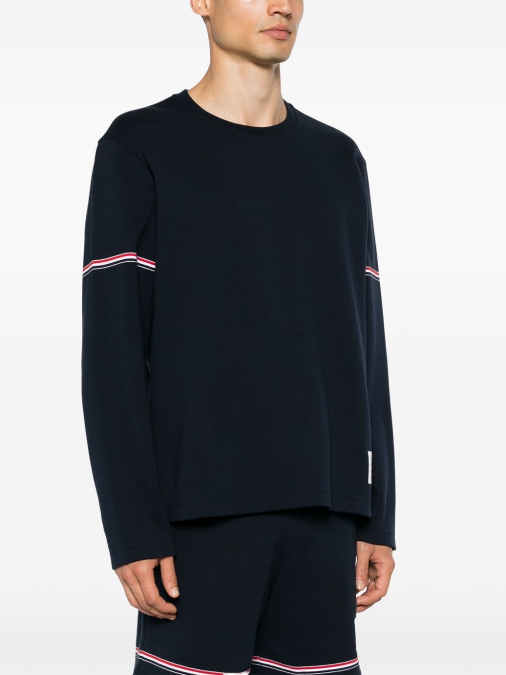 RWB stripe cotton T-shirt - 3