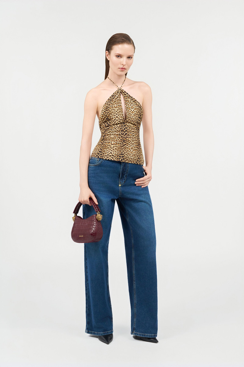 Roberto Cavalli Blue Jeans Trousers with Monogram RC outlook
