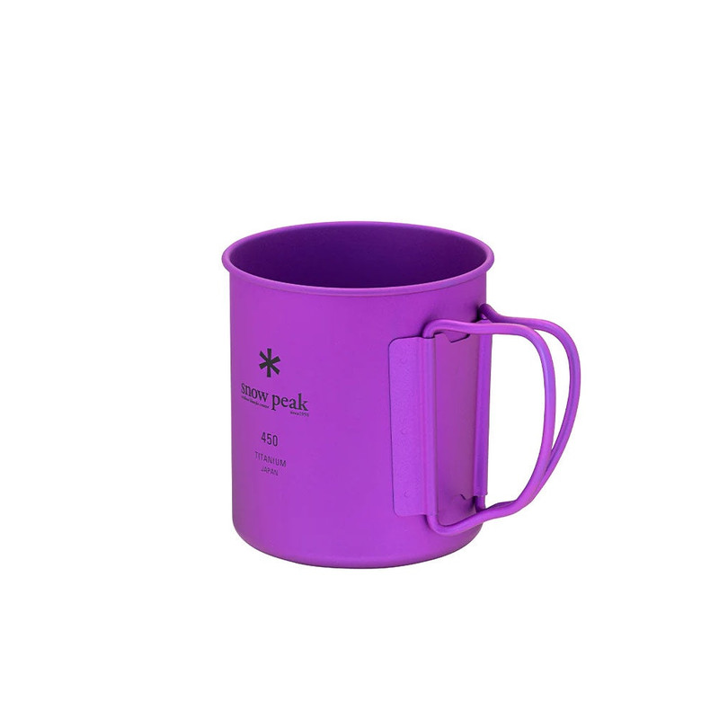 snow peak Ti-Single 450 Anodized Cup 'Purple' outlook