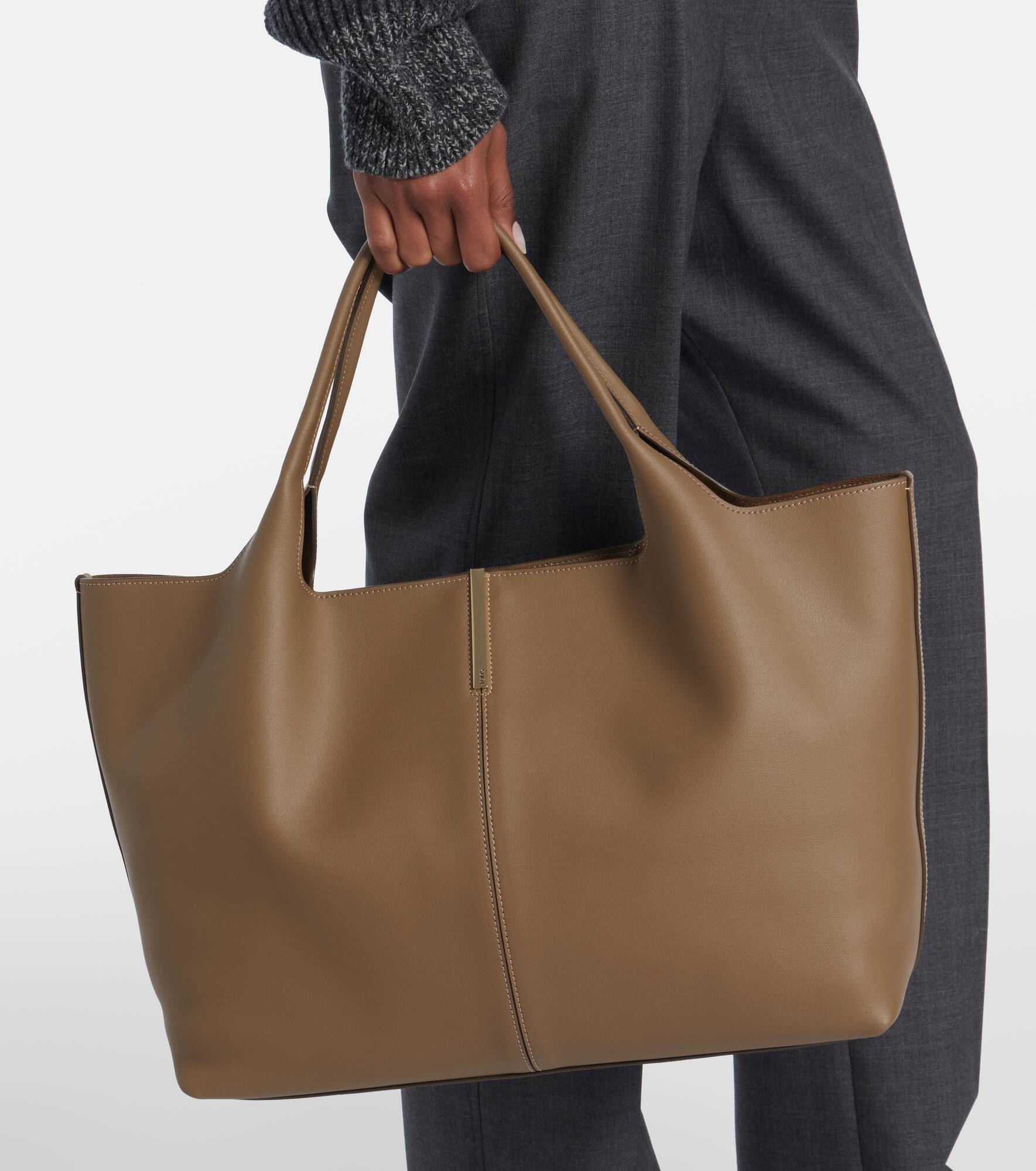 Leather tote bag - 7