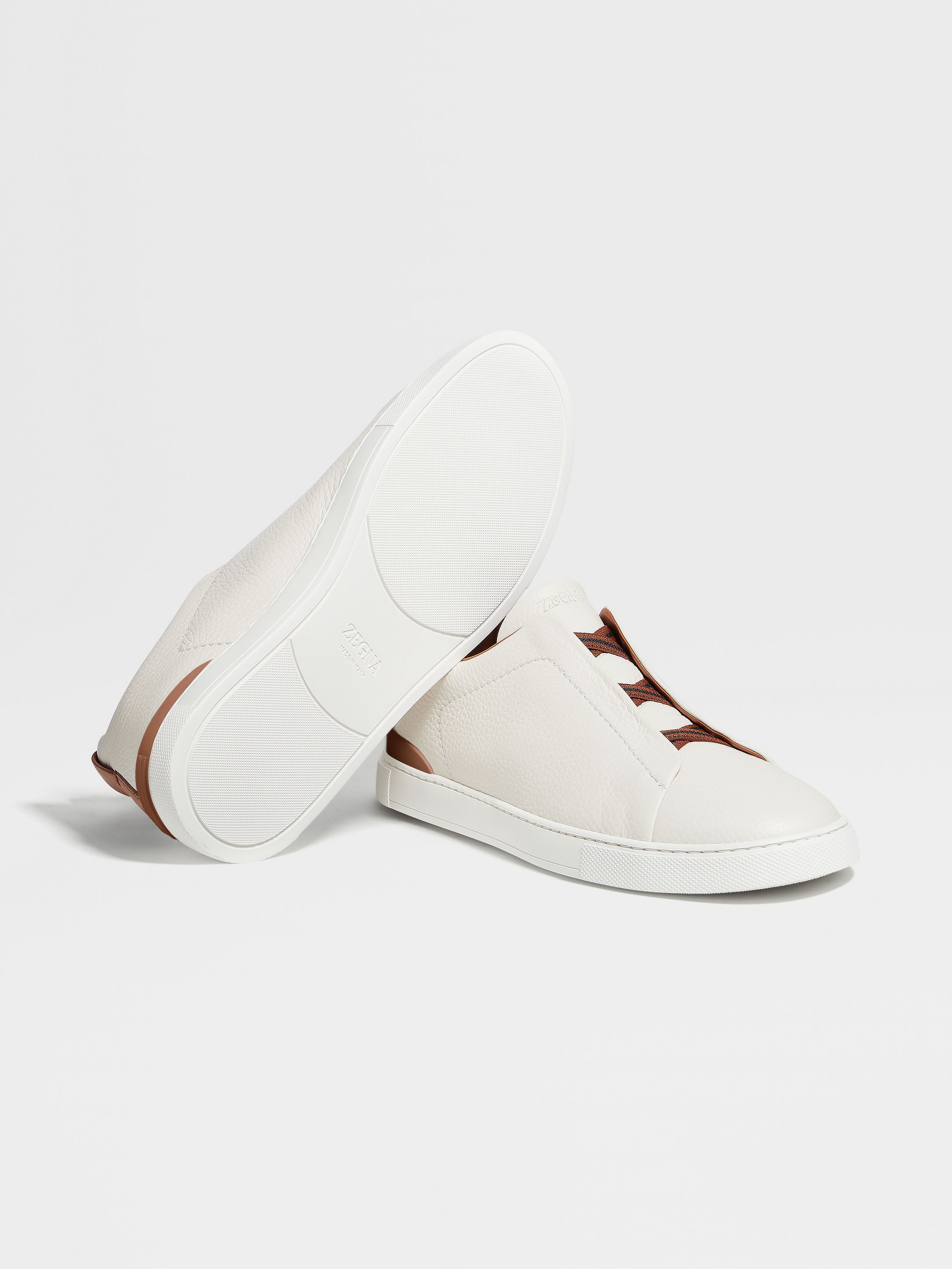OFF WHITE DEERSKIN TRIPLE STITCH™ SNEAKERS - 6