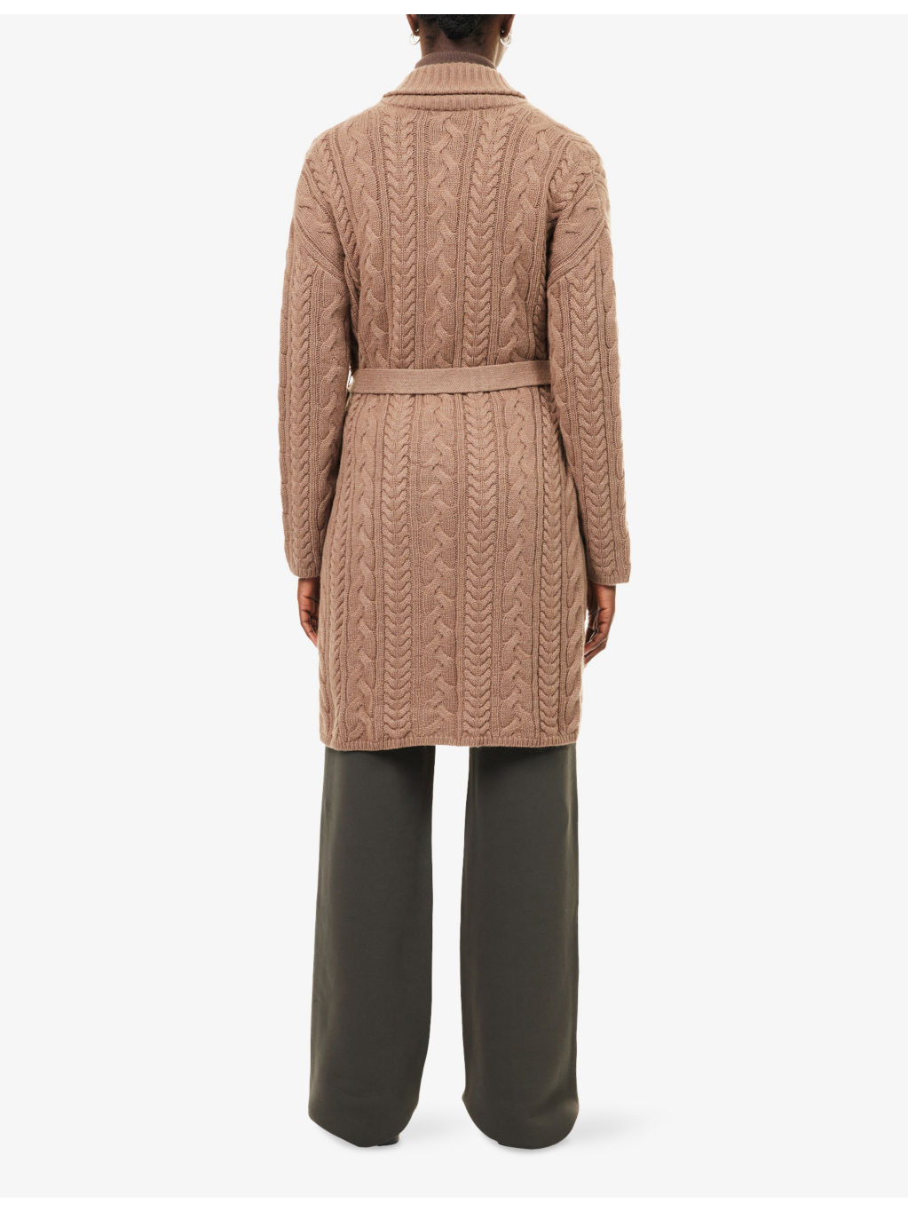 Open-Front Quebec Wool-And-Cashmere Cardigan - 4