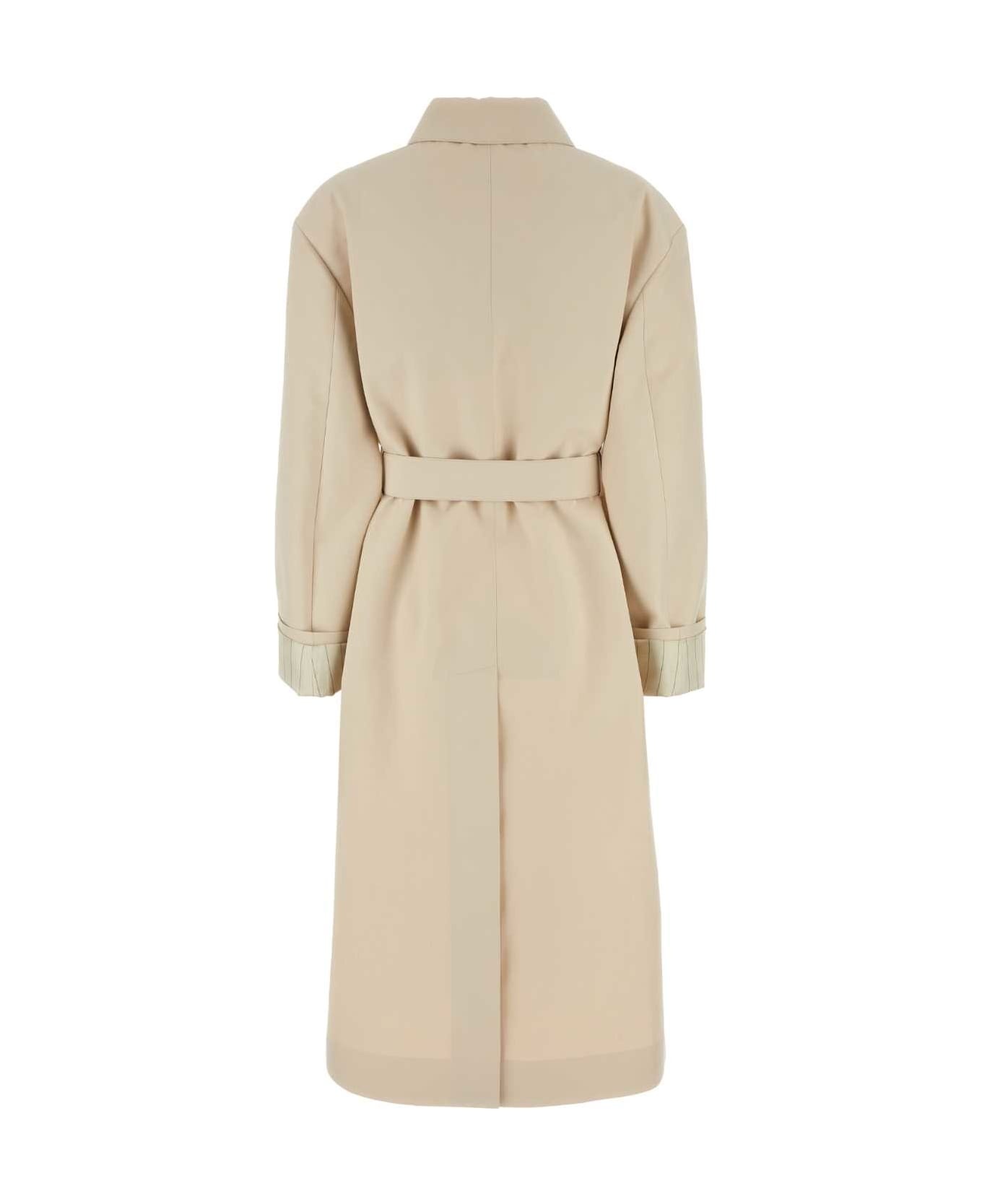 Sand Cotton Trench Coat - 2
