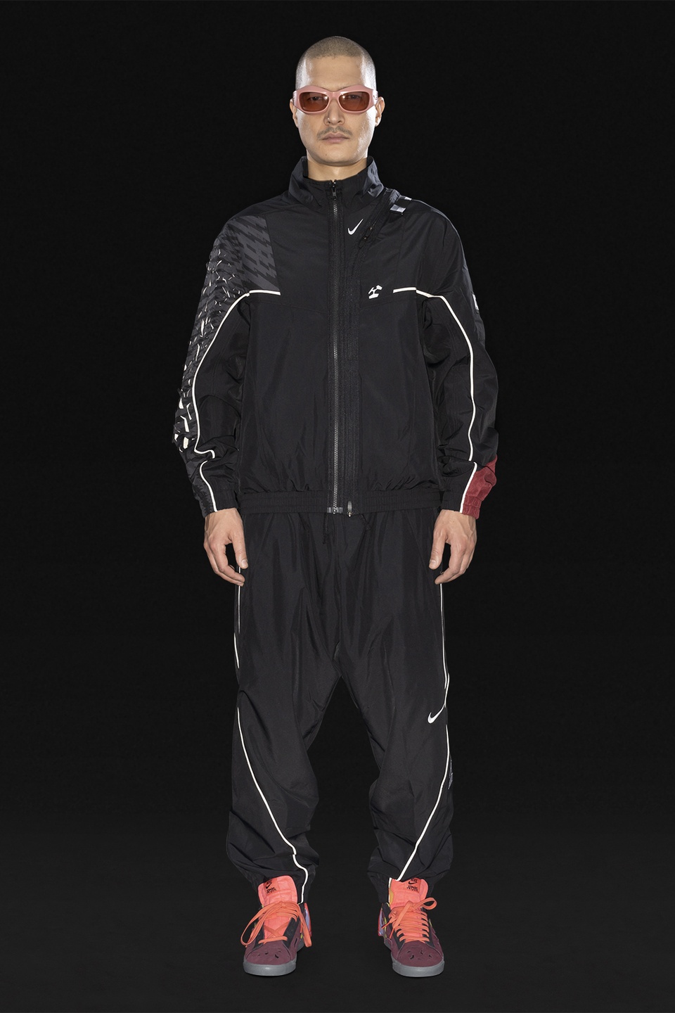 GGG-J2-010 Nike® Acronym® Track Jacket Woven Black/Black - 20