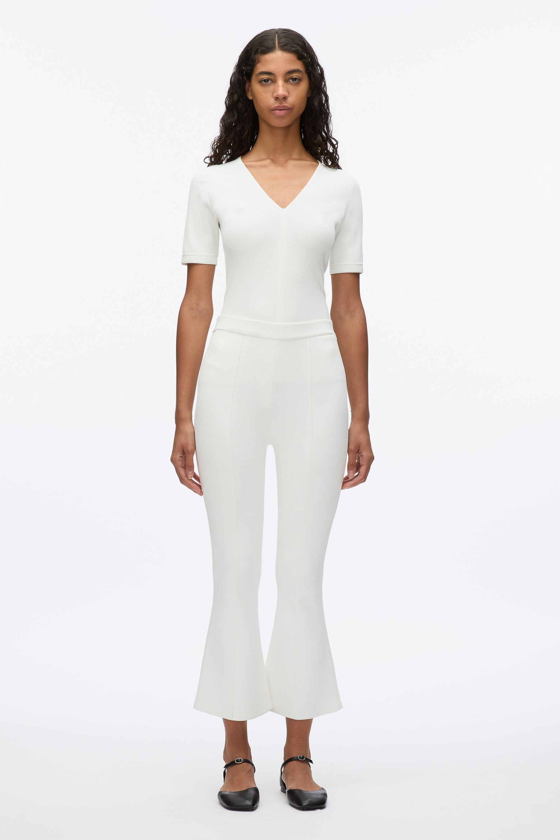 Compact Cropped Kickflare Pant - 1
