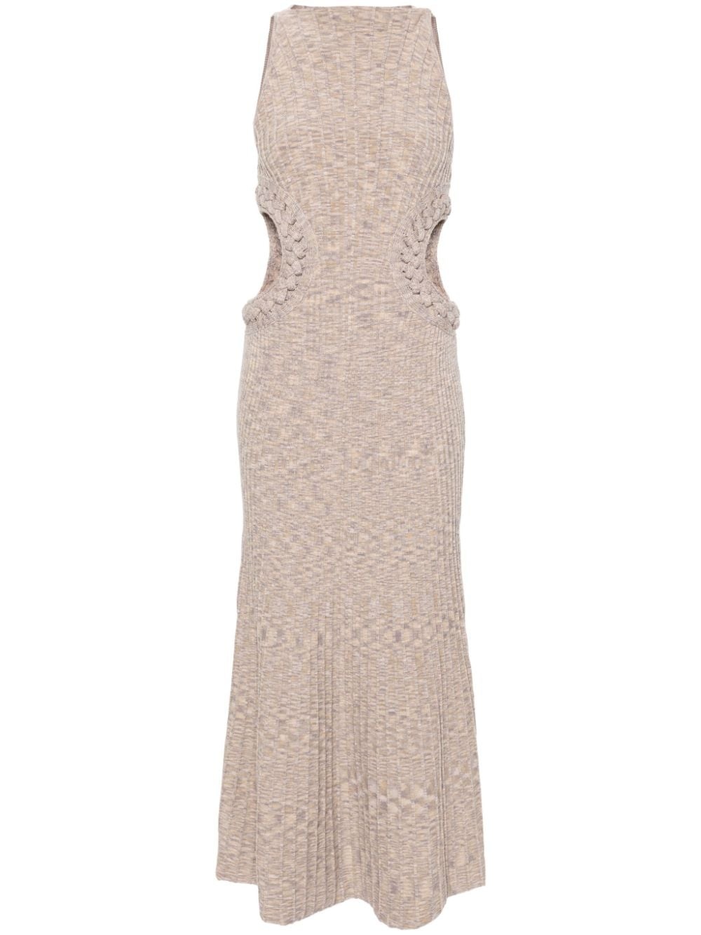 Andreas ribbed-knit midi dress - 1