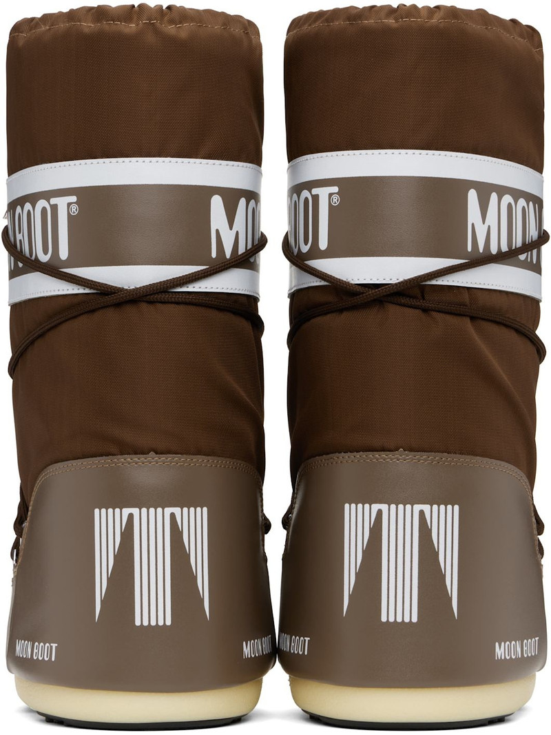MOON BOOT Brown Icon Nylon Boots outlook