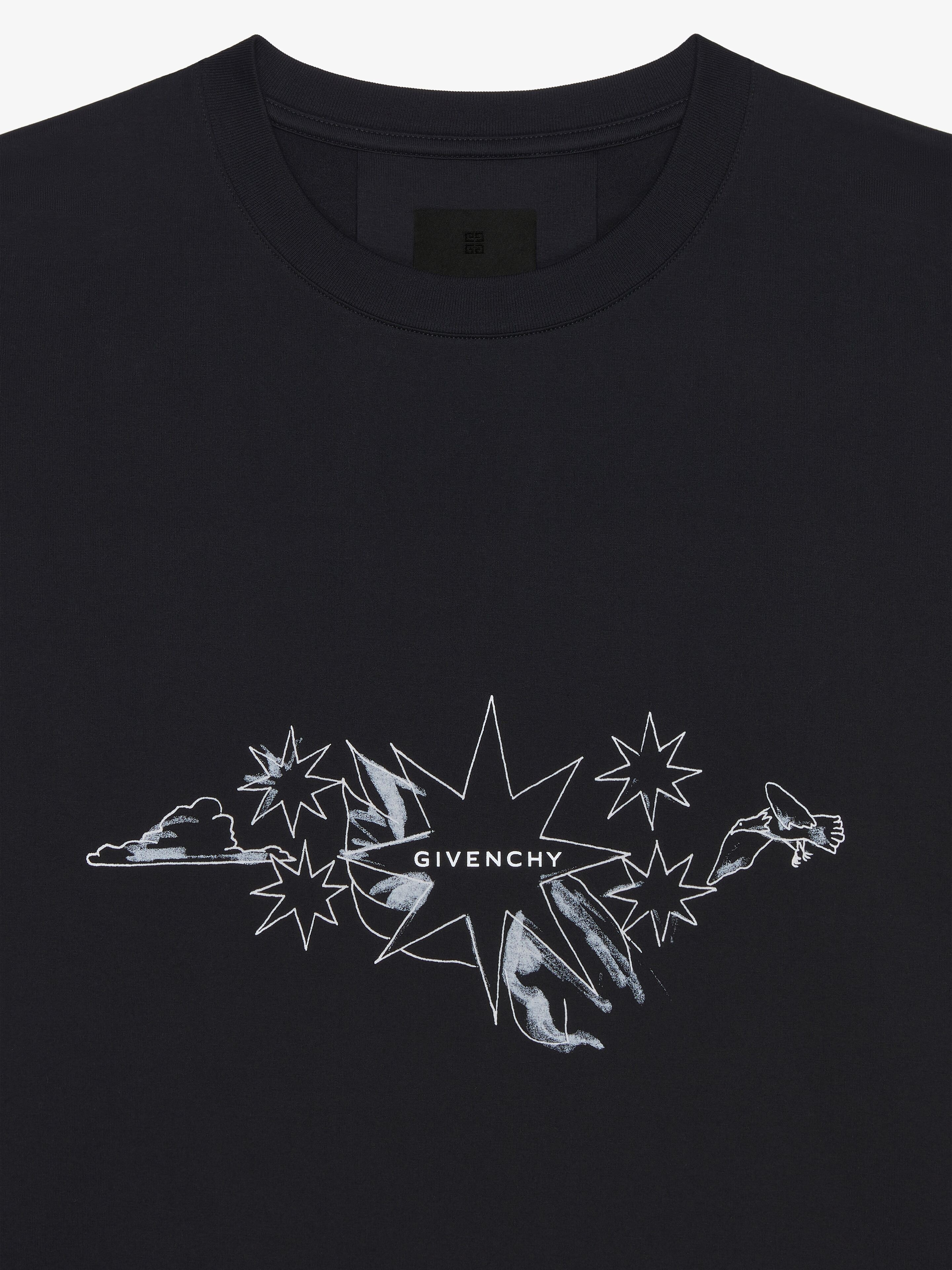 BOXY FIT T-SHIRT IN COTTON GIVENCHY TAROT - 2