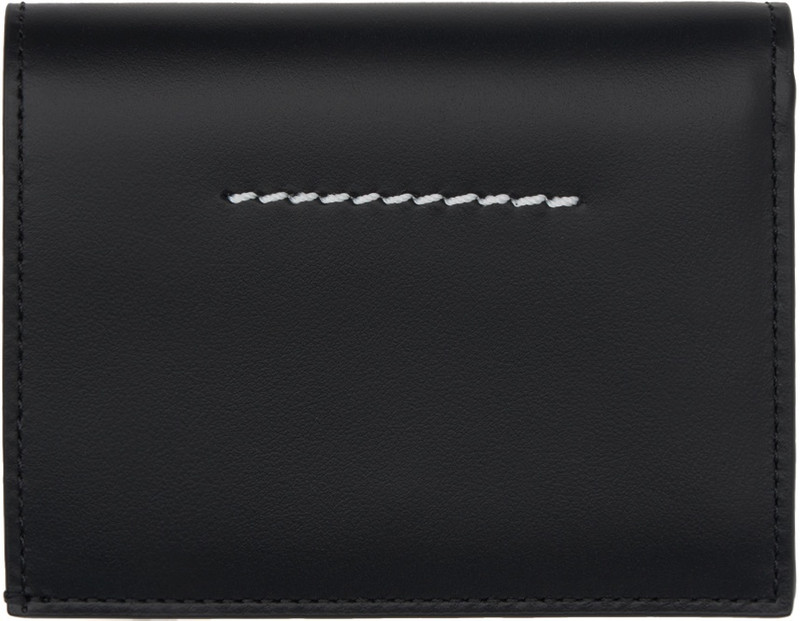 MM6 Maison Margiela Black Numeric Wallet outlook