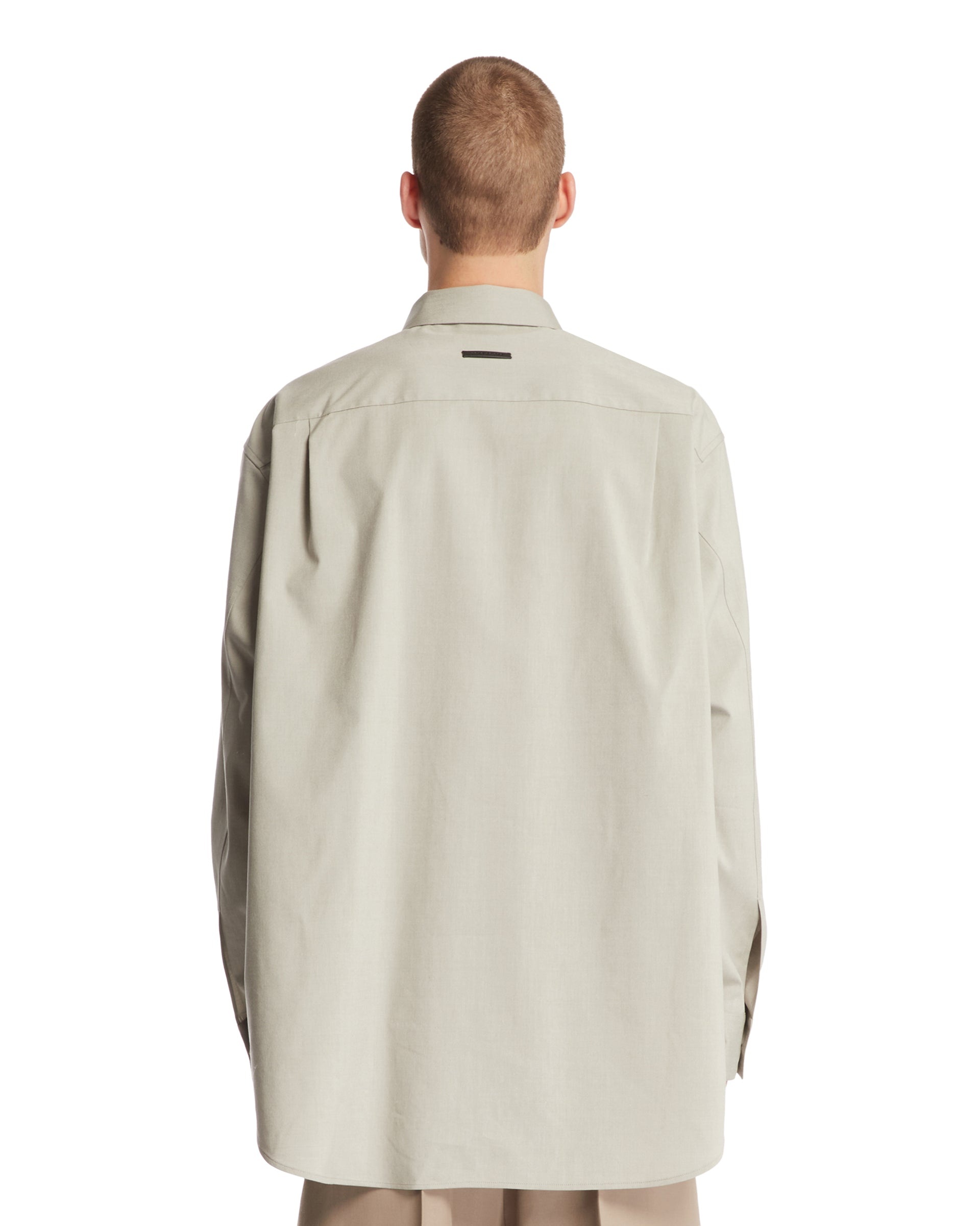 Gray Long-Sleeve Shirt - 3