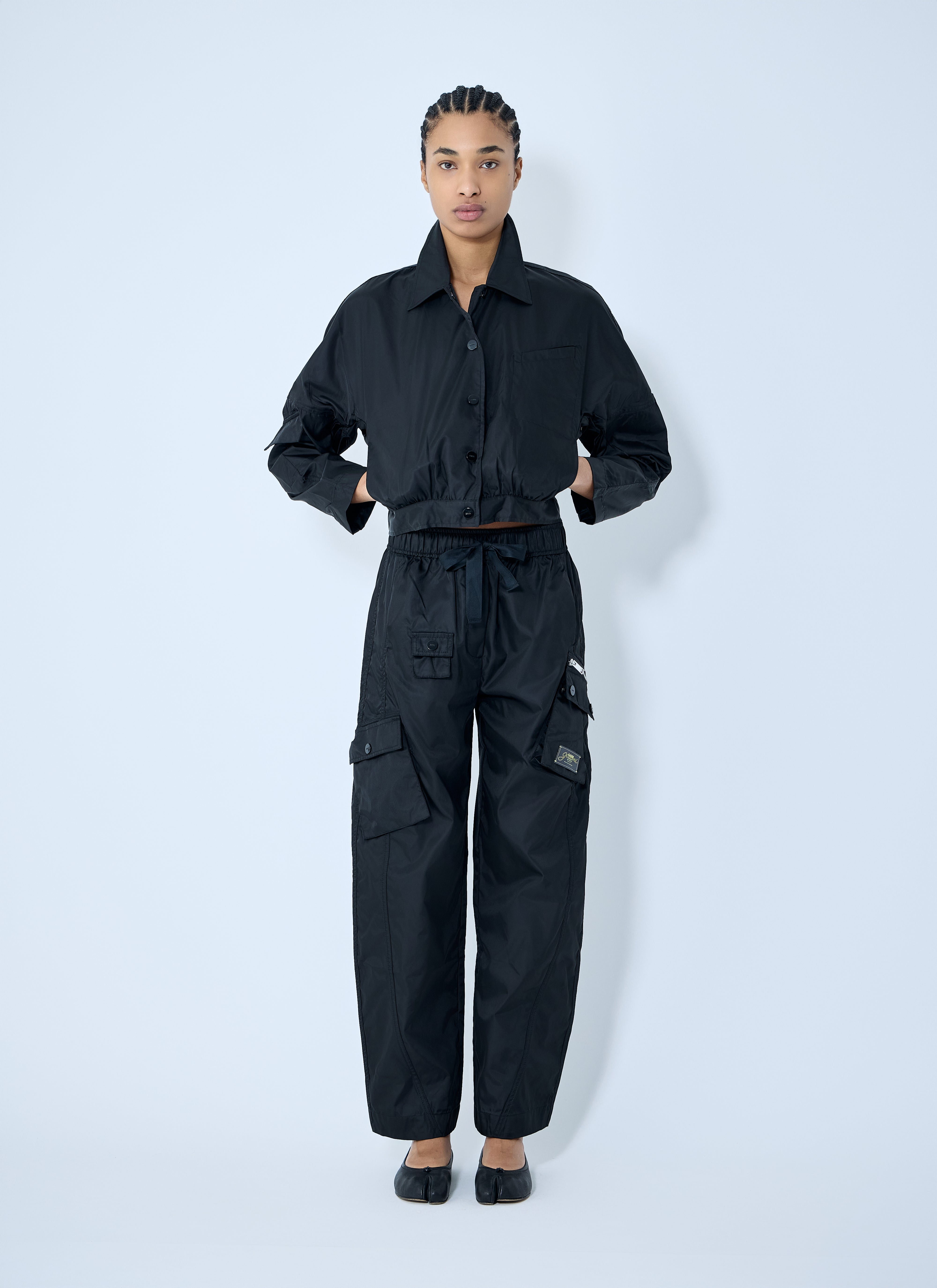 Ganni Women Duchesse Cargo Pants - 2