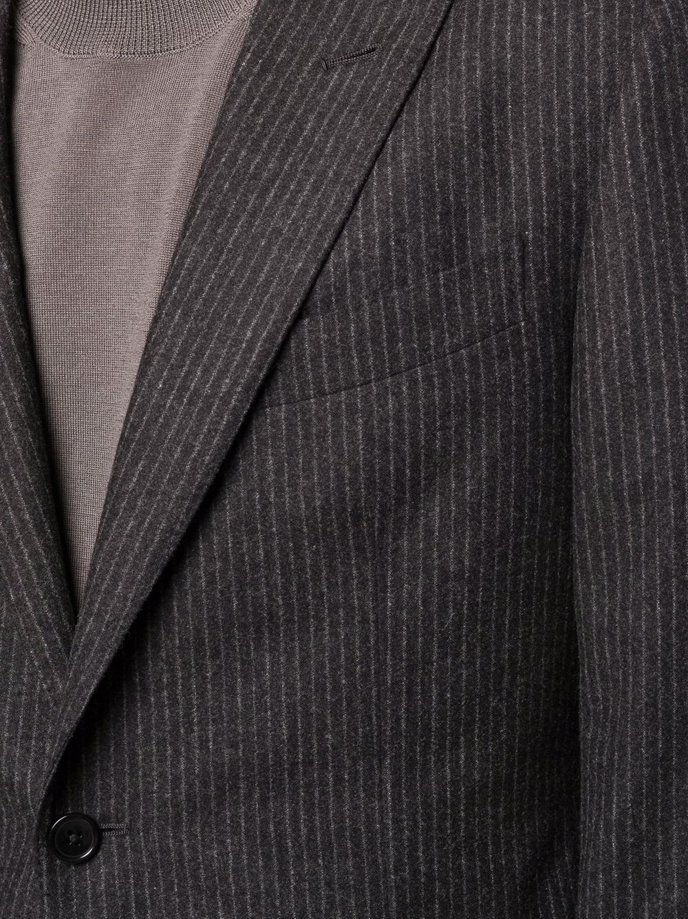pinstriped two-piece suit - 6