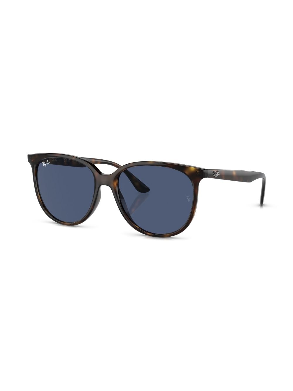 tortoiseshell-effect square-frame sunglasses - 2