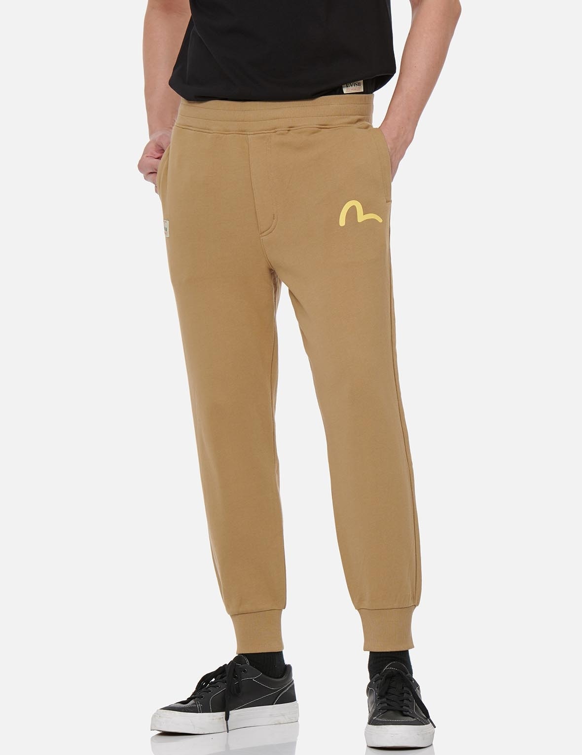 KOMAINU DARUMA PRINT SWEATPANTS - 4