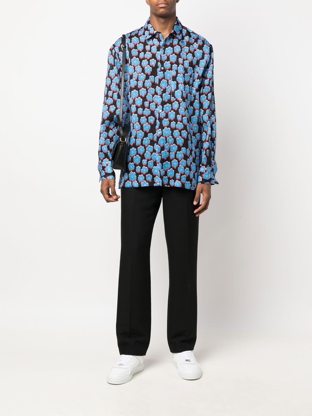 FLORAL-PRINT COTTON SHIRT - 5